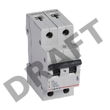 Выключатель автоматический модульный 2п C 63А 4.5кА RX3 Leg 419703