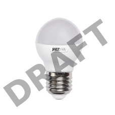Лампа светодиодная PLED-SP G45 9Вт шар 5000К холод. бел. E27 820лм 230В JazzWay 2859662A