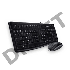 Комплект Logitech Desktop MK120 (920-002561) клавиатура K120 черная, мышь M100, цвет черный, USB, RTL