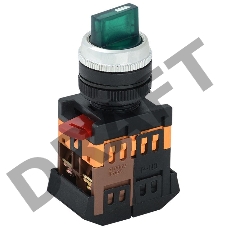 Переключатель ANC-22-2 на 2 фикс. полож. зел. 1з+1р ИЭК BSW10-ANC-2-K06