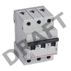 Выключатель автоматический модульный 3п C 40А 4.5кА RX3 Leg 419712