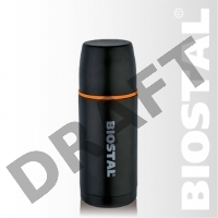 Термос БИОСТАЛЬ Спорт NBP-500C  0,5 л.(Объем 0,5л. Крышка без кнопки, узкая горловина Корпус - нерж. сталь, окражен. черн. цвет.)