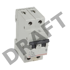 Выключатель автоматический модульный 2п C 10А 4.5кА RX3 Leg 419695