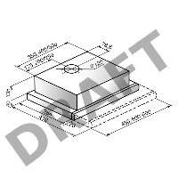 Вытяжка встраиваемая Elikor Интегра 45П-400-В2Л белый/нержавеющая сталь управление: кнопочное (1 мотор)