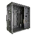 Корпус Exegate EX281257RUS Miditower ExeGate EVO-8207 Black-Red light, ATX, <700NPX>,  1*USB+1*USB3.0, HD Audio