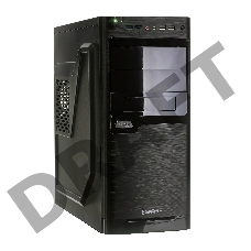 Корпус Miditower Exegate XP-330U Black, ATX, <XP350, Black,120mm>, 2*USB+2*USB3.0, Audio