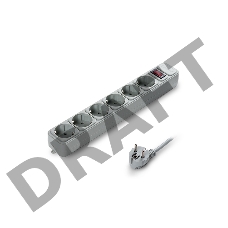 Сетевой фильтр ExeGate EX119388RUS SP-6-1.8G (6 розеток, 1.8м, евровилка, серый)