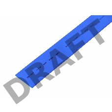 Трубка термоусадочная 25.0/12.5 1м син. Rexant 22-5006