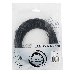 Патч-корд UTP Cablexpert PP12-3M/BK 5e, 3м, литой, многожильный (чёрный)