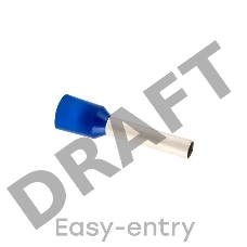 Наконечник штыревой втулочный изол. НШвИ 2.5-12 (уп.50шт) EKF nhvi-2.5-12