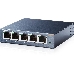 Коммутатор TP-Link SOHO  TL-SG105  5-port Desktop Gigabit Switch, 5 10/100/1000M RJ45 ports, metal case