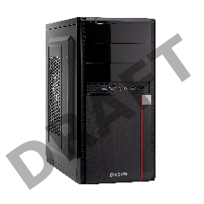 Корпус Minitower Exegate MA-371X Black, mATX <UN350, 120mm> 2*USB+2*USB3.0, Audio