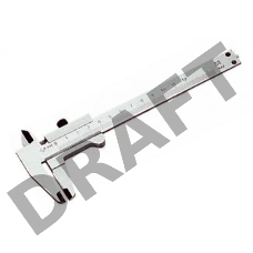 Штангенциркуль MATRIX 316345  300 мм цена деления  0.02 мм металлический с глубиномером