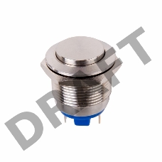 Кнопка  антивандальная Ø19  Б/Фикс (2с) (ON)-OFF выпуклая  REXANT