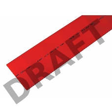 Термоусаживаемая трубка REXANT 50,0/25,0 мм, красная, упаковка 10 шт. по 1 м