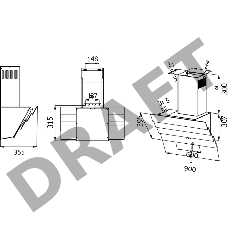 Наклонная вытяжка King 60 BG