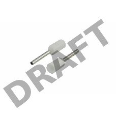 Наконечник штыревой втулочный изолированный F-8 мм 0.5 мм² (НШВи 0.5-8) белый REXANT