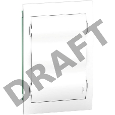 Бокс СП Easy9 встраив. с бел. двер. 3 ряда по 12мод IP40 IK07 80А 2 клеммы SchE EZ9E312P2FRU