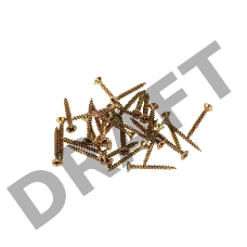 Саморез универсальный 4х30, желтый цинк, пакет (1000 шт/уп) KRANZ