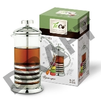 Френч-пресс TECO, TС-F2035  0,35 л. из высококачественного термостойкого стекла     
