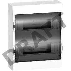 Бокс ОП EASY9 навесн. с прозр. дверью 2ряда 24мод. SchE EZ9E212S2SRU