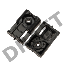 Площадка под стяжку для прямого монтажа, черная (100 шт/уп) REXANT