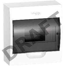 Бокс ОП EASY9 навесн. с прозр. дверью 1ряд 8мод. SchE EZ9E108S2SRU