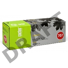 Тонер Картридж Cactus CS-C707Y желтый для Canon LBP-5000 (2000стр.)