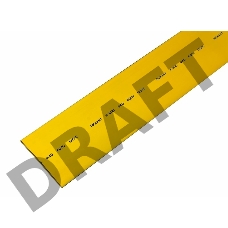 Трубка термоусадочная Н-1 40.0/20.0 1м жел. Rexant 24-0002