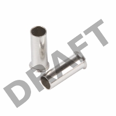 Наконечник штыревой втулочный L-6 мм 0.75 мм² (НШВ 0.75-6/НГ 0.75-6) REXANT