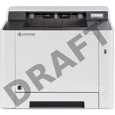 Принтер Kyocera Ecosys P5026cdw, цветной лазерный A4, 26 стр/мин, 1200x1200 dpi, 512 Мб, дуплекс, Post Script, USB, Ethernet, Wi-Fi, картридер, ЖК-панель
