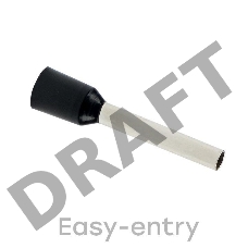 Наконечник штыревой втулочный изол. НШвИ 1.5-12 (уп.50шт) EKF nhvi-1.5-12