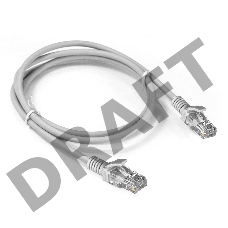 Патч-корд ExeGate EX286382RUS UTP-RJ45-RJ45-5e-1,5M-LSZH-GY, UTP, cat.5e, LSZH, 1.5м, серый