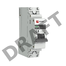 Выключатель автоматический модульный 1п C 4А 4.5кА ВА 47-63 PROxima EKF mcb4763-1-04C-pro