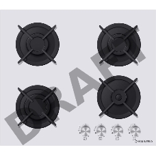 Газовая панель MAUNFELD EGHG.64.1CW/G