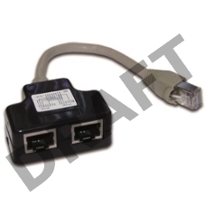 Y-адаптер, 2 параллельных порта, экранированный