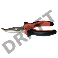 Утконосы MATRIX 17458  длинногубцы black nickel 160мм изогнутые двухкомпонентные рукоятки