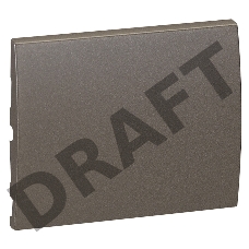Лиц. панель для выкл., dark bronze