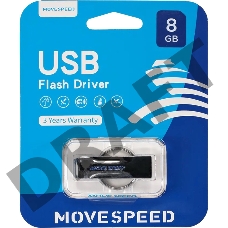 Накопитель USB2.0 8GB Move Speed YSUSD серебро металл