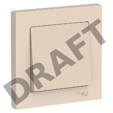 Выключатель 1-кл. ATLAS DESIGN (сх.1) 10АХ в сборе беж. SchE ATN000212