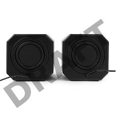 Акустич. система 2.0 Gembird SPK-405, пассив. излучатели, черный, 5 Вт, рег. громкости USB-питание					
