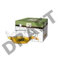 Чайник для заваривания TECO TС-209 1000 мл из стекла c ситом из стекла и крышкой из бамбука