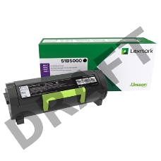 Картридж Lexmark 51B5000 2.5K Черный Return Program для MS /MX3/4/5/617