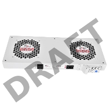 Модуль вентиляторный, 2 вентилятора с терморегулятором R-FAN-2T 