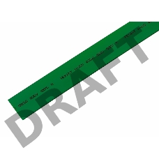 Трубка термоусадочная 20.0/10.0 1м зел. REXANT 22-0003