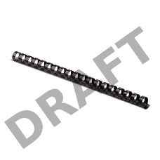 Пружины для переплета пластиковые Fellowes Lamirel LA-7867901 19мм черный 100 шт