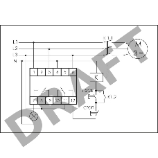 Реле контроля наличия и чередования фаз CKF-318-1 (контроль чередования; слипания фаз; регулировка верх. и нижн. порога напряжения; регулировка задержки отключения; 1 модуль; монтаж на DIN-рейке)(аналог РНПП-311М) F&F EA04.002.007