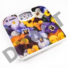 Весы напольные DELTA D-9405 Анютины глазки, 130 кг (10)