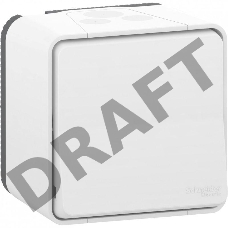 Переключатель ОП Mureva Styl IP55 бел. SchE MUR39021