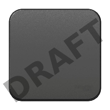 Переключатель 1-кл. ОП BLANCA (сх.6) 10А 250В изол. пласт. антрацит SchE BLNVA106016